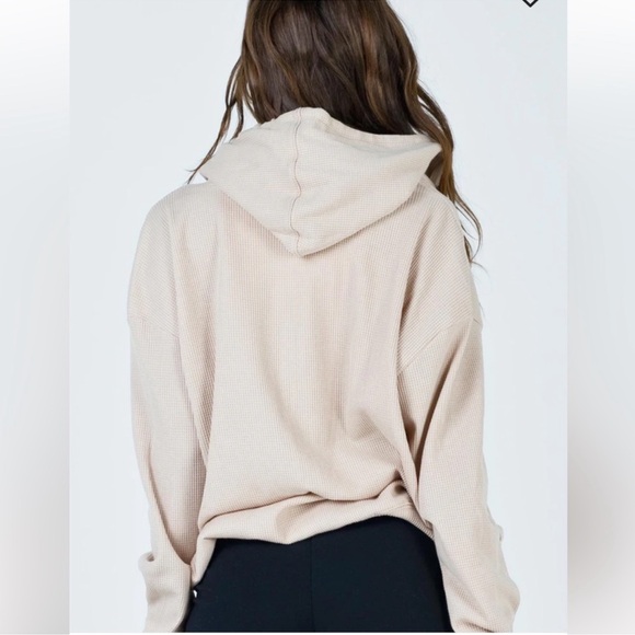 Princess Polly Audrey Oversized Zip Up Size 12 missing drawstring - Picture 3 of 6